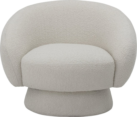 Bloomingville - ted loungestoel - wit - polyester