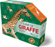 Mad capp puzzel speelgoed - giraffe dierenpuzzel 48 stukjes karton.