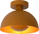 Lucide siemon - plafonnière (plafondlamp) - ø 25 cm - 1xe27 - okergeel