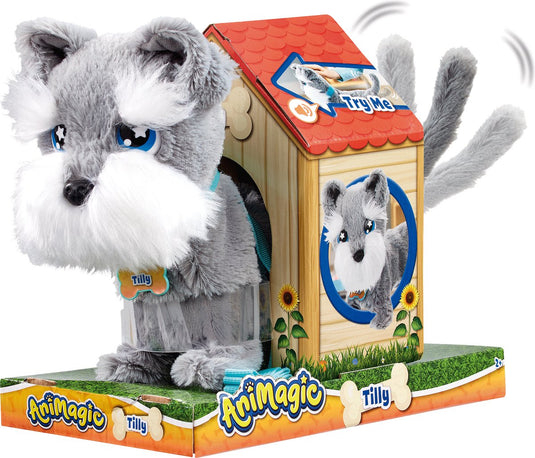 Goliath animagic - tilly terrier - knuffelhond - interactieve knuffel
