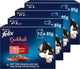 Felix dubbel zo lekker in gelei - kattenvoer natvoer - mix selectie - 48 x 85 g