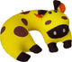 Travelsafe nekkussen voor kinderen - giraf - geel - 28 cm