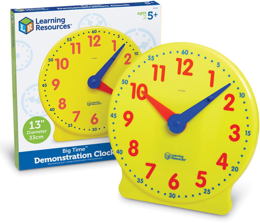 Learning resources big time instructie- demonstratieklok 12 uurs - 5+