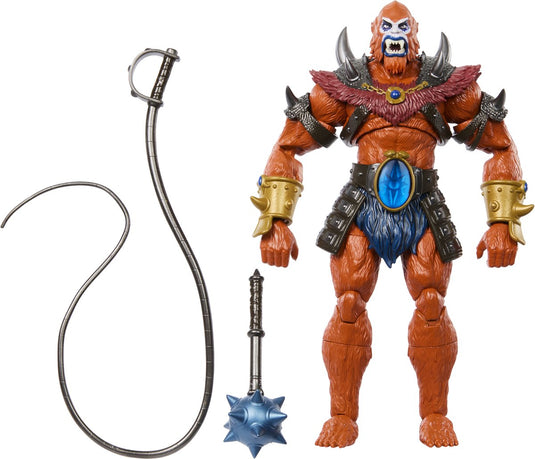 Mattel masters of the universe: new eternia masterverse action figure beast man 18 cm action figuur