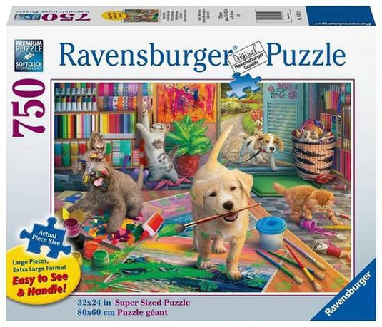 Ravensburger legpuzzel dieren xxl stukken 750 stuks puzzelplezier.