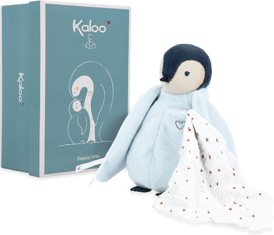 Kaloo complices – pinguin blauw - knuffel doek