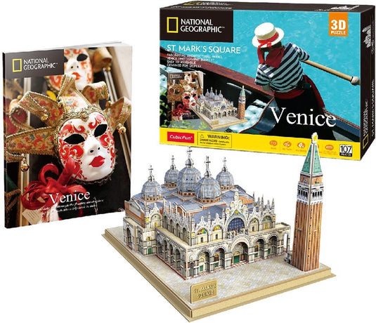 Cubic fun 3d-puzzel ng piazza san marco (2010315)