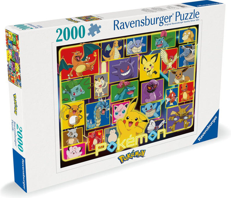 Load image into Gallery viewer, Ravensburger puzzel pokémon - legpuzzel - 2000 stukjes
