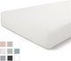 Byrklund hoeslaken bed basics cotton - 180x200 - 100% katoen - off white