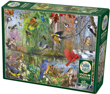 Cobble hill puzzel 1000 stukjes - vogels legpuzzel landschap.