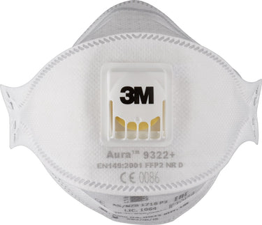 3m stofmasker ffp2 - 9322 - 10 stuks (doos)