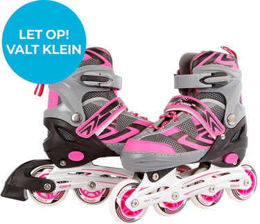 Street rider skeelers roze grijs, maat 37-40