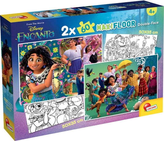 Lisciani disney puzzle df maxifloor 2 x 60 encanto