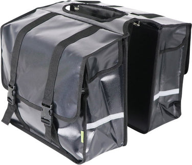 Dresco dubbele fietstas transporter 40l - waterafstotend