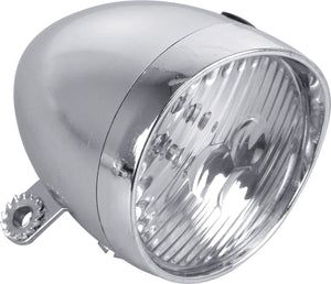Dresco fietskoplamp - classic - 3 leds - chroom