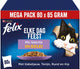 Felix elke dag feest mix selectie in gelei - kattenvoer natvoer - kabeljauw tonijn rund kip - 80 x 85 g