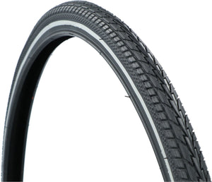 Dresco buitenband holland tour - bandenmaat 26 x 1 3 8 – etrto maat 37-590 - veilige reflectie - optimale grip bij alle weersomstandigheden - lage rolweerstand – hoge lekbestendigheid - optimale grip - zwart