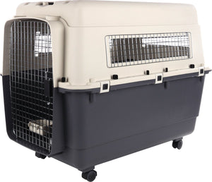 Flamingo transportbox hond xxl 100×70×75 cm – transportkooi nomad donkergrijs