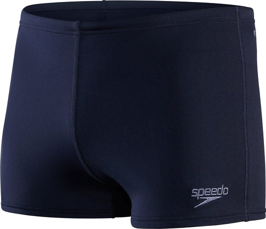 Speedo endurance+ aquashort heren - zwembroek heren - chloorbestendige zwemshort heren - zwemboxer heren met trekkoord - marine - l