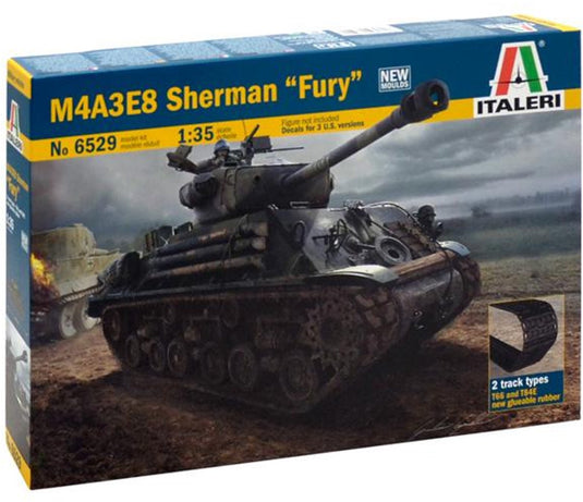 Italeri 6529 - m4a3e8 sherman fury - 1:35