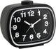 Tfa dostmann 60.1017 - wekker - analoog - quartz - alarm - snooze - fluorescerende wijzers - achtergrondverlichting - zwart - wit