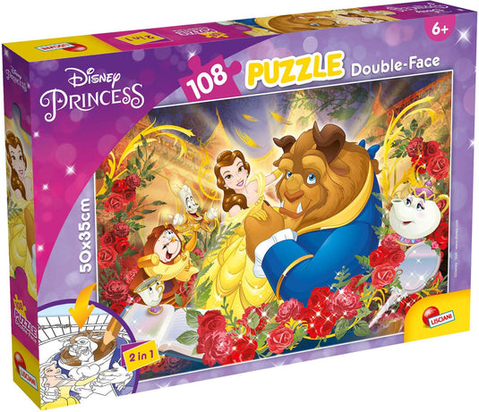 Lisciani disney puzzle df plus 108 the beauty and the beast