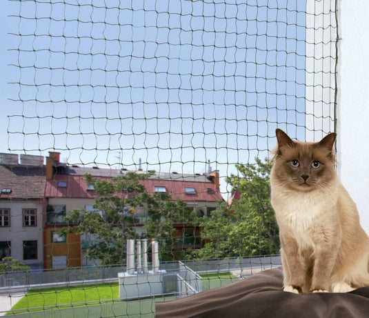 Trixie net voor balkon reinforced - olijfgroen - 3 x 2 m