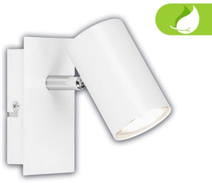 B.k.licht briloner isil a – opbouwspot – met eek a lichtbron* – zwenkbaar spotjes – plafondspots wit – 12 cm