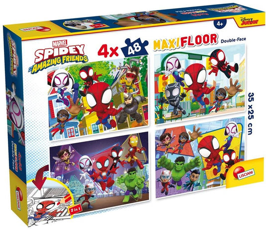 Lisciani marvel puzzle df maxi floor 4 x 48 spidey