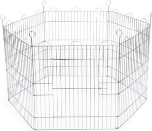 Beeztees - konijnenren - 6 panelen - 66,5x58 cm, diam. 100 cm