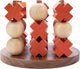 Longfield tic tac toe (large) – houten 3 op een rij spel – boter, kaas en eieren – strategisch denkspel – klassiek bordspel – 2 spelers – engelhart