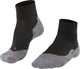 Falke tk5 short anti-blaar dun wol functioneel materiaal wandelsokken heren zwart - maat 42-43
