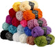 Creativ company fantasia acrylgaren - set 20x50 gr - multikleurig