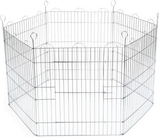 Beeztees - konijnenren - 6 panelen - 66,5x58 cm, diam. 100 cm