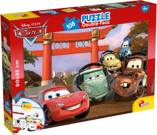 Lisciani disney puzzle df plus 108 cars