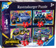 Ravensburger legpuzzel bathweels 4in1, 24st.