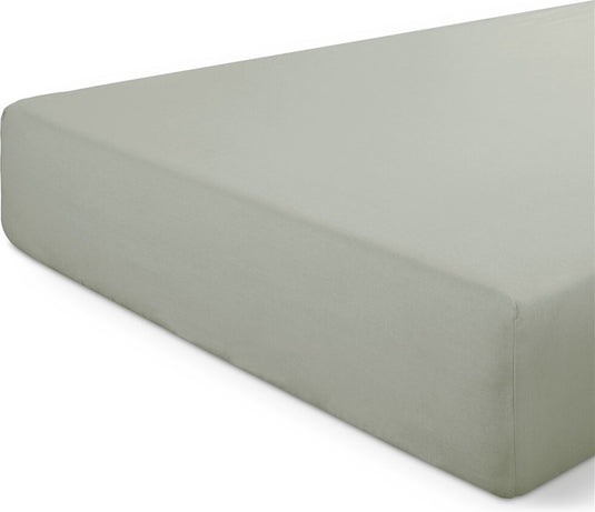 Dindi home dindi hoeslaken basic beauty - 90x200 - 100% katoen - groen