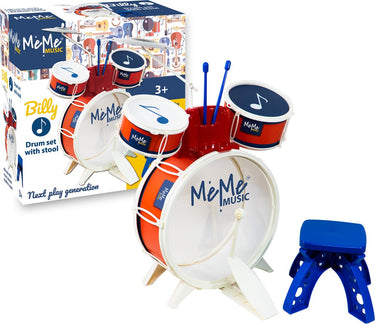 Meme drumset met kruk billy