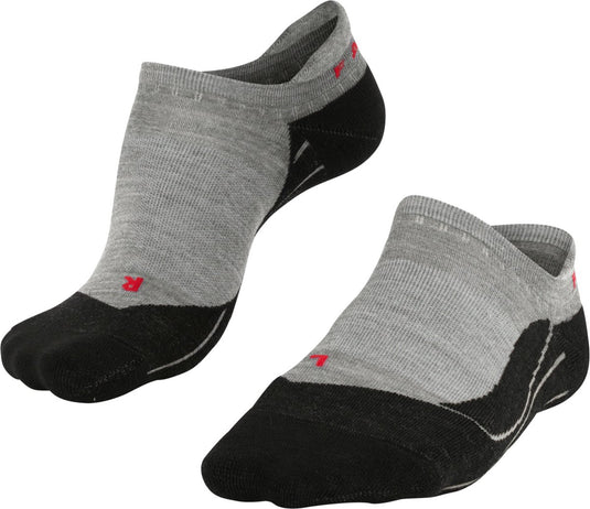 Falke tk5 invisible anti-blaar dun wol functioneel materiaal wandelsokken heren grijs - maat 44-45