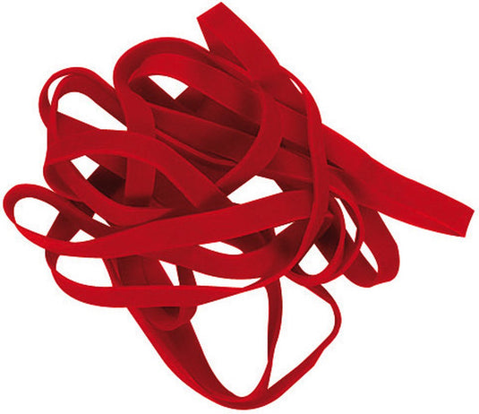 Alco elastieken - inhoud 500 gram - 130x10mm - rood - al-756