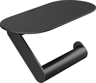 Hansgrohe wallstoris closetrolhouder 23x9.7x3.4cm zwart mat