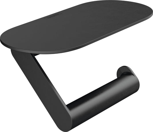 Hansgrohe wallstoris closetrolhouder 23x9.7x3.4cm zwart mat