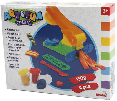 Simba 106329097 klei blauw, rood, geel materiaal voor pottenbakken en boetseren