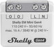 Shelly em mini gen4 - compacte energiemeter 16a - wi-fi, bluetooth en zigbee