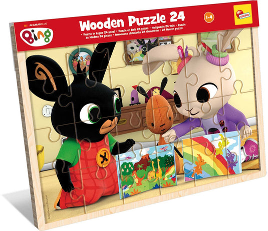 Lisciani bing wooden puzzle 24 in display 6