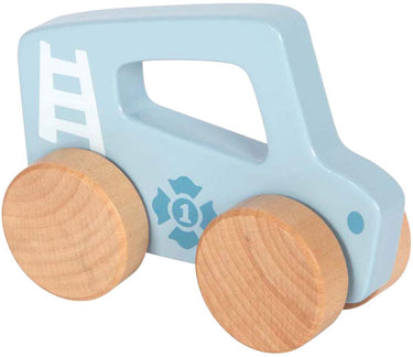 Small foot - houten duwautootje blauw