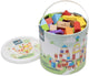 Woet ® houten bouwblokken set - 100-delige blokkendoos - fsc - educatief speelgoed - stimuleert creativiteit - vanaf 18 maanden