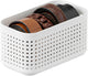 Rotho wop kledingkast organizer - mand xs - wit