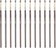 Kangaro ronde penseel - maat 2 - kort gelakt hout - doos a 12 stuks - k-840502