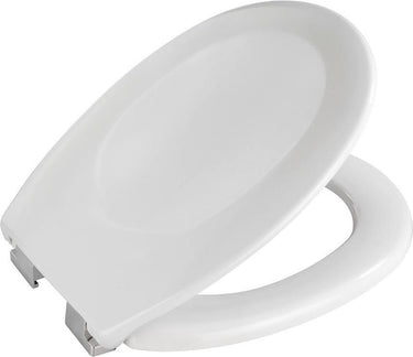 Wenko wc bril savio - stevig wit duroplast - easy-close softclose sluiting - toiletbril wit - toiletzitting wit